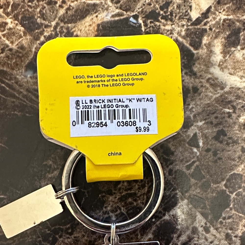 LEGO Multicolor 'K' Keychain - Picture 3 of 3